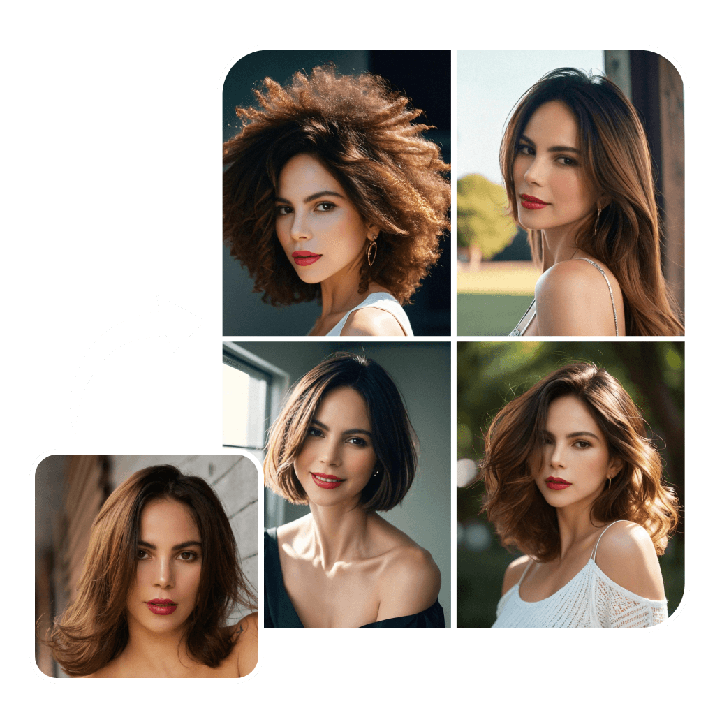 Changeur de coiffure AI